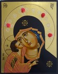   Matka Boża z Dzieciątkiem typ Eleusa/Umilenie