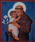 Saint Anthony with the baby Jesus